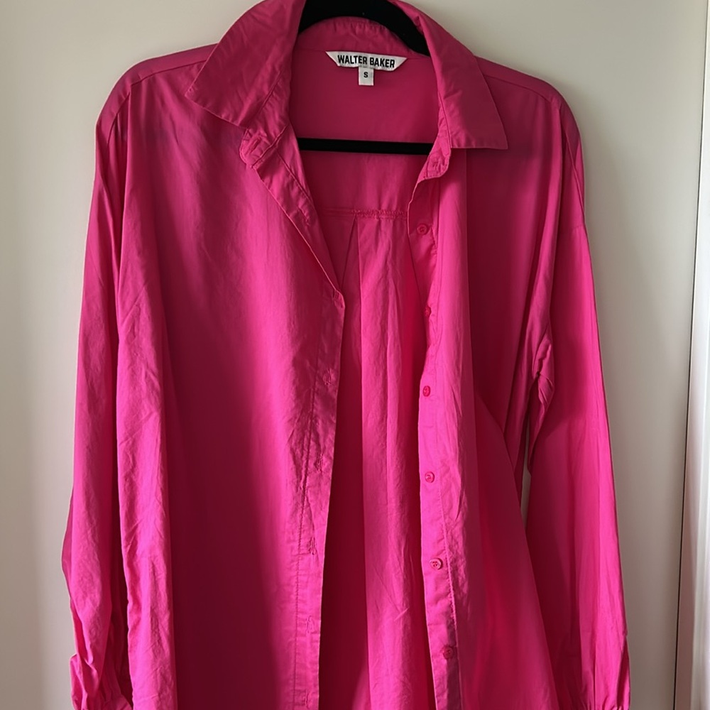 Walter Baker Pink Button Down Shirt
